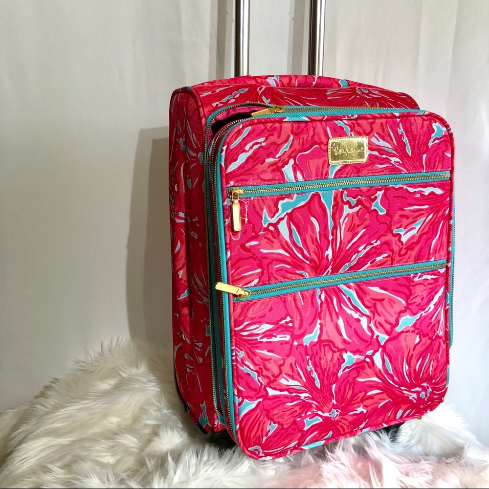 SOLD ❌Lilly Pulitzer Rare rolling carry on l - Picture 7 of 7